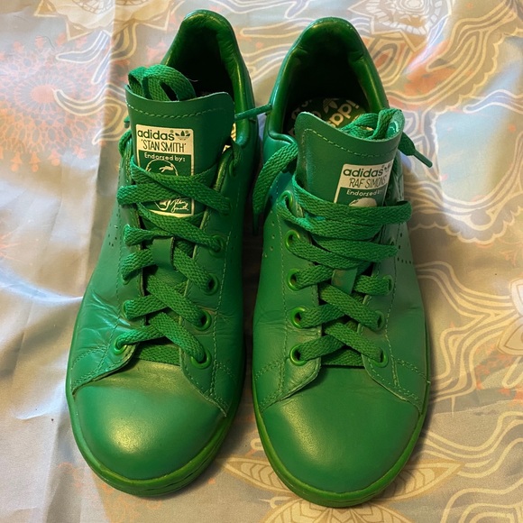 RAF Simons shoes adidas StanSmith Green men’s 5 women’s 7 - Picture 1 of 8